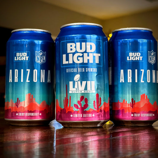 Arizona Super Bowl Bud Light Can